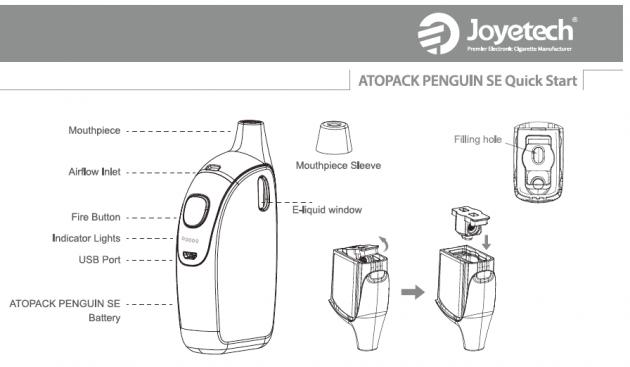 Инструкция Joyetech Penguin SE